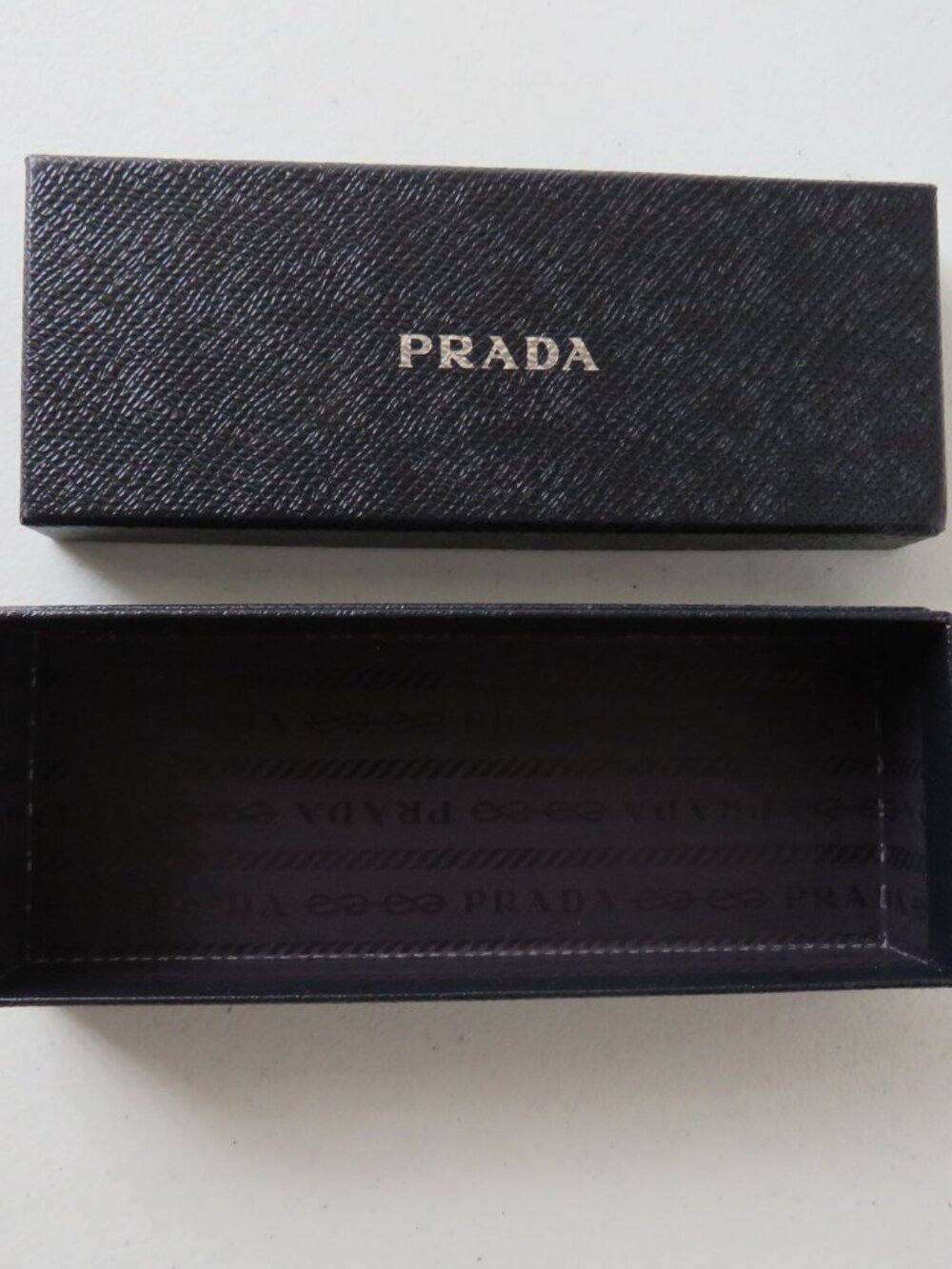 PRADA Black Empty Small Rectangular Box - Picture 4 of 7